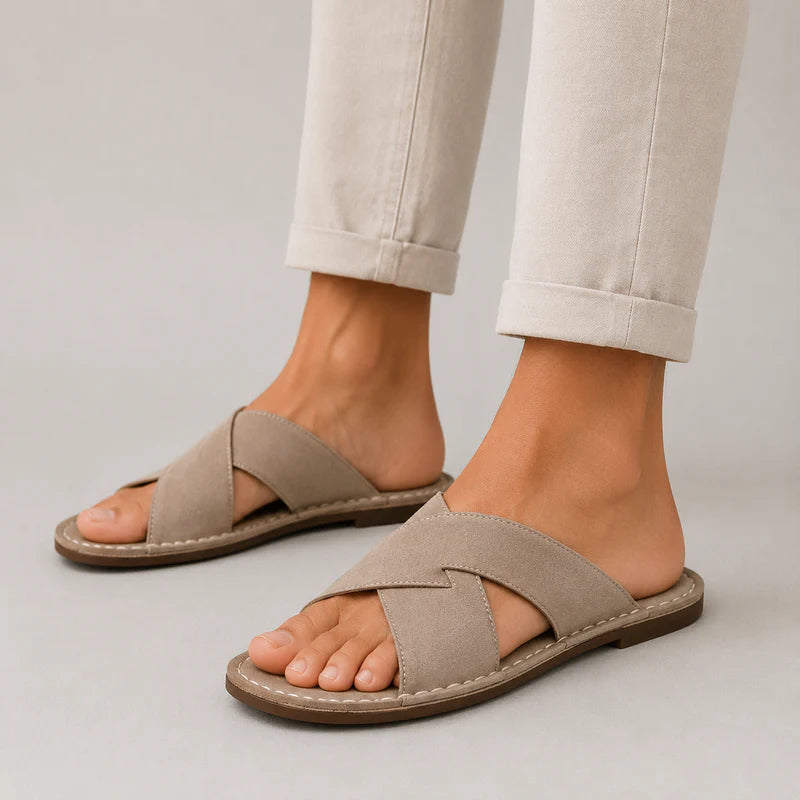 Unisex Cross-Strap Sandals Lightweight Breathable Design 1