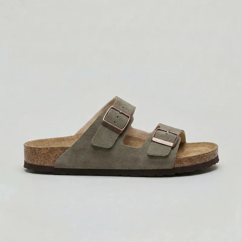 Unisex Double-Strap Sandals Adjustable Buckle Design 1