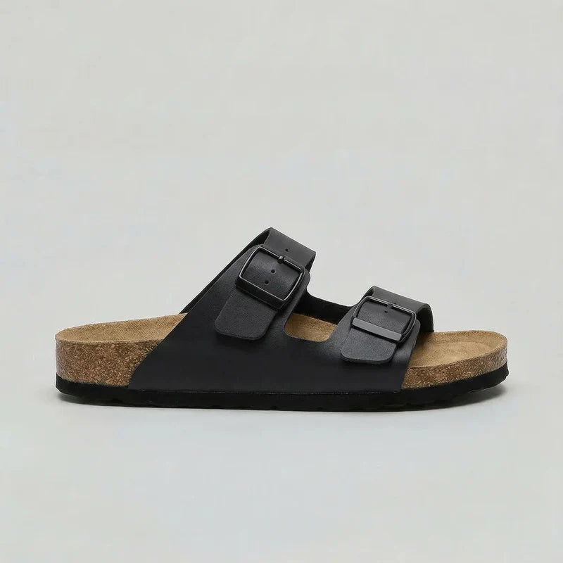 Unisex Double-Strap Sandals Adjustable Buckle Design 2