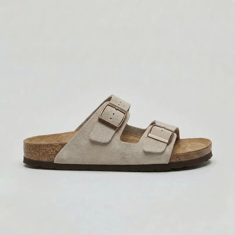 Unisex Double-Strap Sandals Adjustable Buckle Design 4