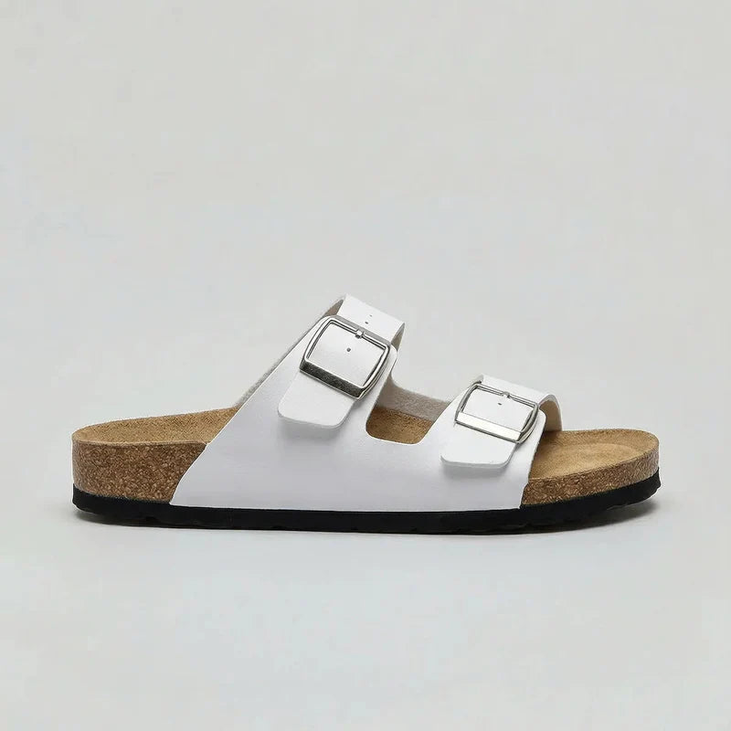Unisex Double-Strap Sandals Adjustable Buckle Design 6