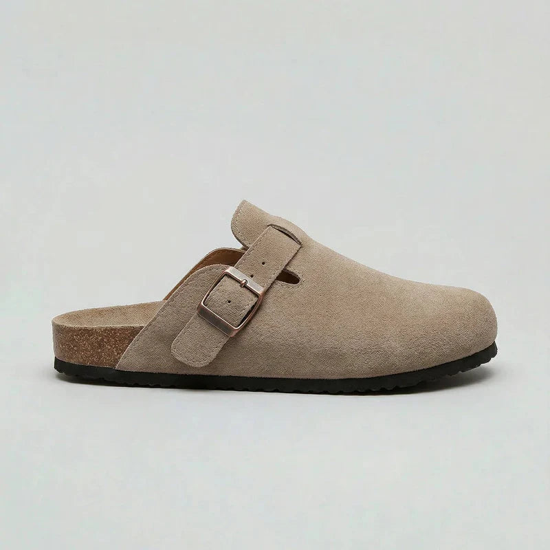 Unisex Suede Clogs Adjustable Buckle Slip-On Comfort Footwear 0