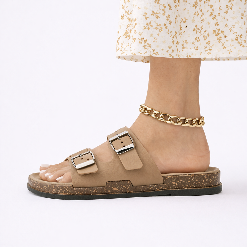 Women’s Adjustable Sandals Double Strap Design for Summer Comfort 1