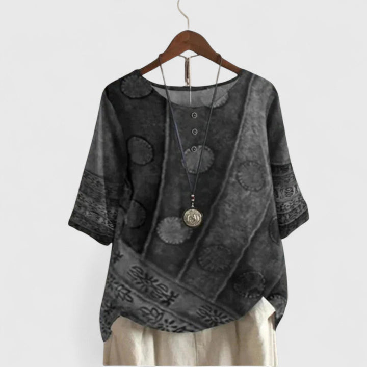 Women’s Artistic Top Vibrant Bohemian Design 2