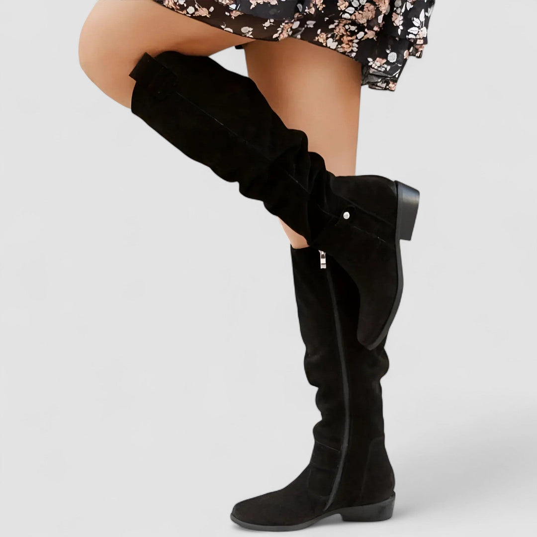 Women’s Black Ankle Boots Supportive Cushioned Design 4