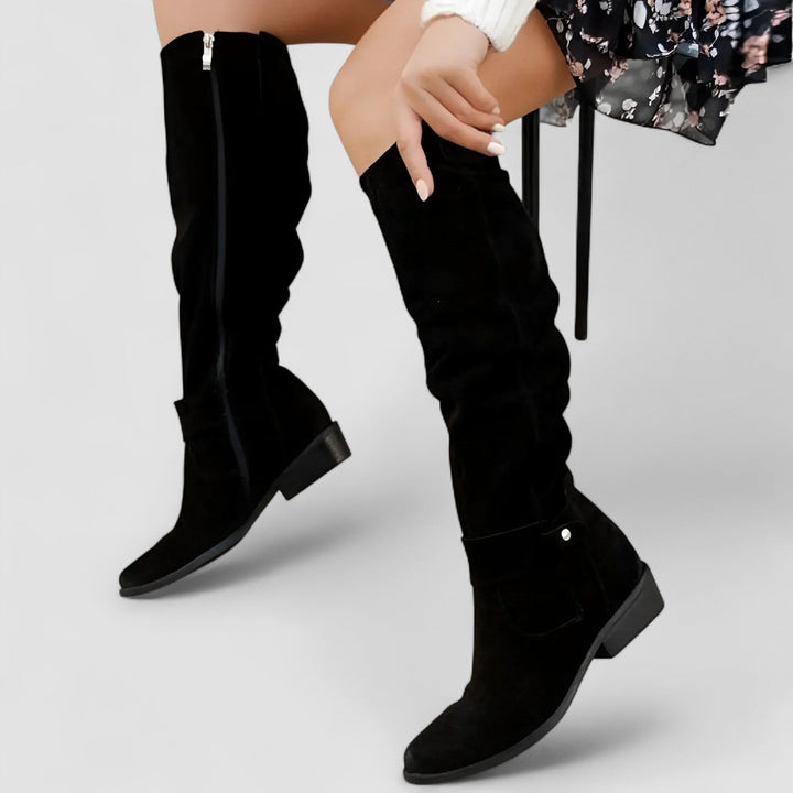 Women’s Black Ankle Boots Supportive Cushioned Design 7