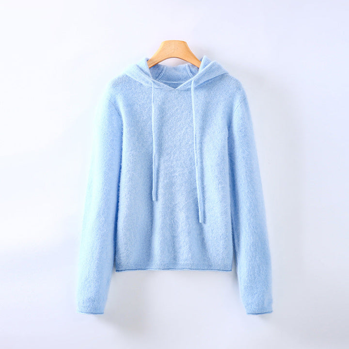 Women’s Cashmere Hoodie Lightweight Soft and Elegant Drape 0