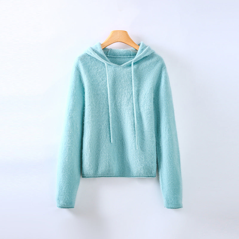 Women’s Cashmere Hoodie Lightweight Soft and Elegant Drape 1