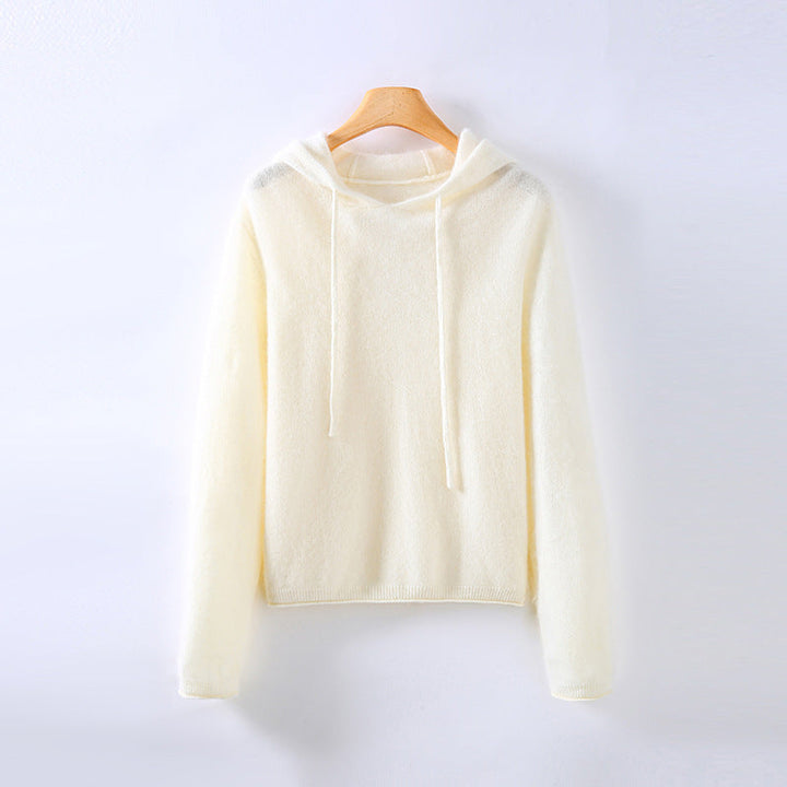 Women’s Cashmere Hoodie Lightweight Soft and Elegant Drape 4