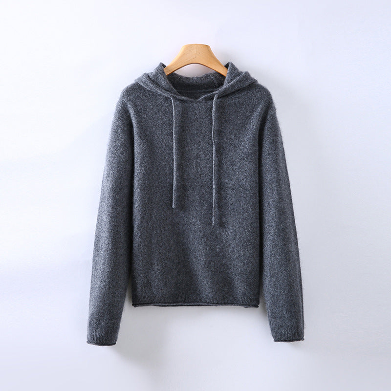 Women’s Cashmere Hoodie Lightweight Soft and Elegant Drape 5