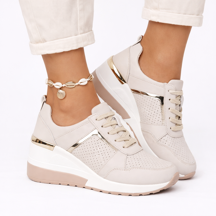 Women’s Casual Shoes Supportive Wedge Sole Design 4
