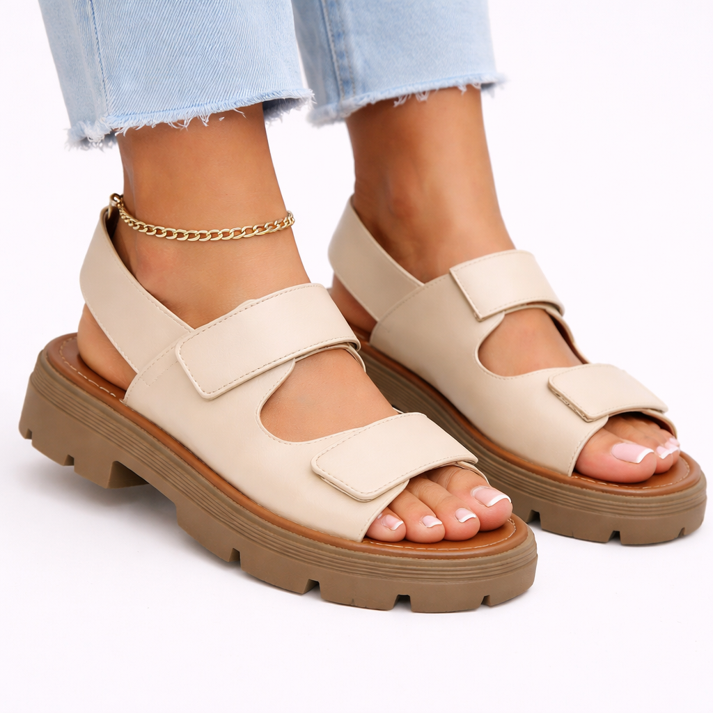 Women’s Chunky Platform Sandals Adjustable Straps Comfortable Fit 0