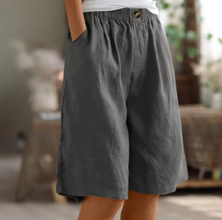 Women’s Comfort Shorts Relaxed Fit Mid-Thigh Length Breathable Design 1