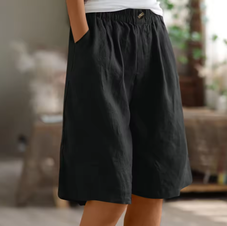 Women’s Comfort Shorts Relaxed Fit Mid-Thigh Length Breathable Design 10
