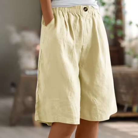 Women’s Comfort Shorts Relaxed Fit Mid-Thigh Length Breathable Design 2