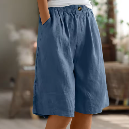 Women’s Comfort Shorts Relaxed Fit Mid-Thigh Length Breathable Design 3