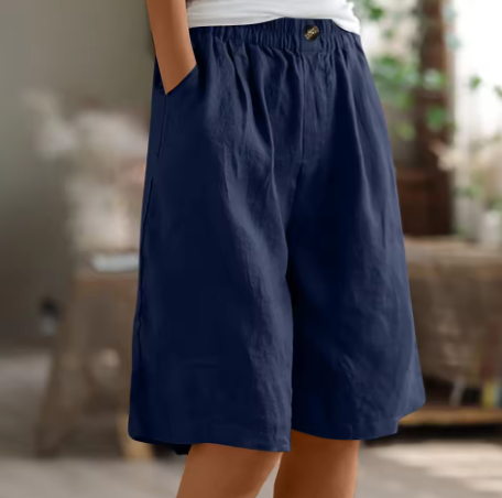 Women’s Comfort Shorts Relaxed Fit Mid-Thigh Length Breathable Design 5