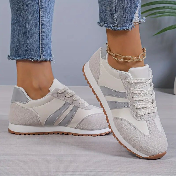 Women’s Cushioned Walking Shoes Colour-Block Design for Comfort and Style 0