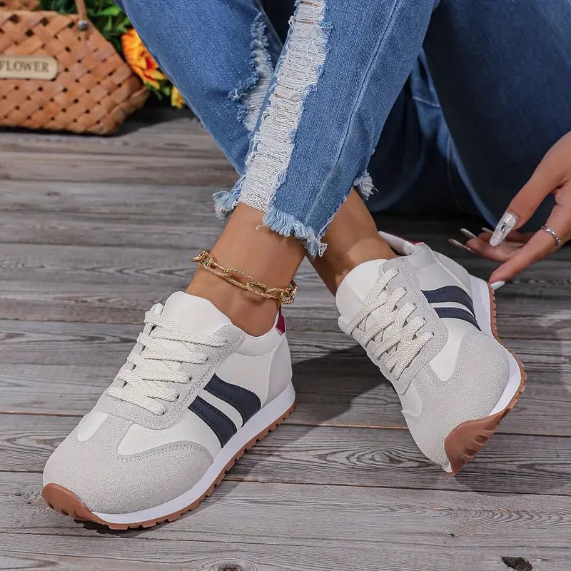 Women’s Cushioned Walking Shoes Colour-Block Design for Comfort and Style 2