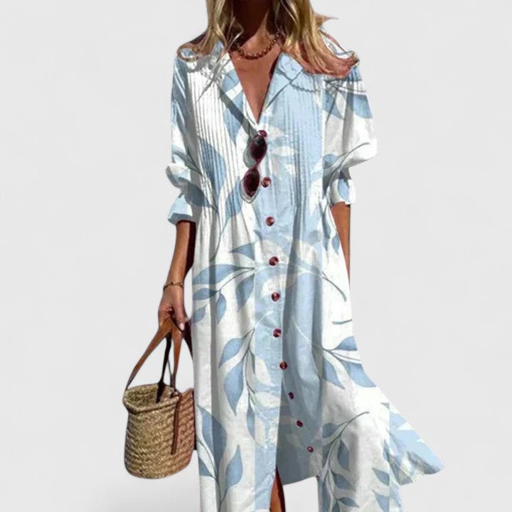 Women’s Elegant Boho Dress Vibrant Colors Flattering Fit 1
