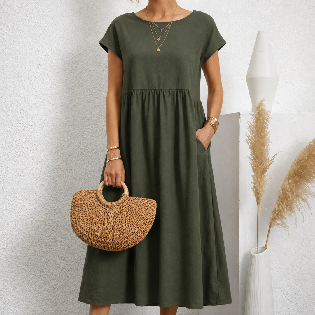 Women’s Elegant Dress Flattering Silhouette for Day to Evening 0