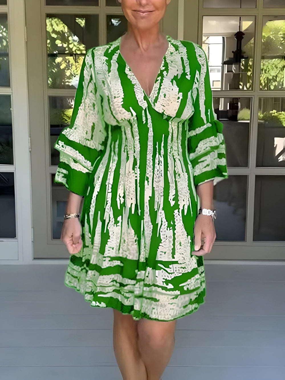 Women’s Elegant Flowing Summer Dress Lightweight Silhouette 1