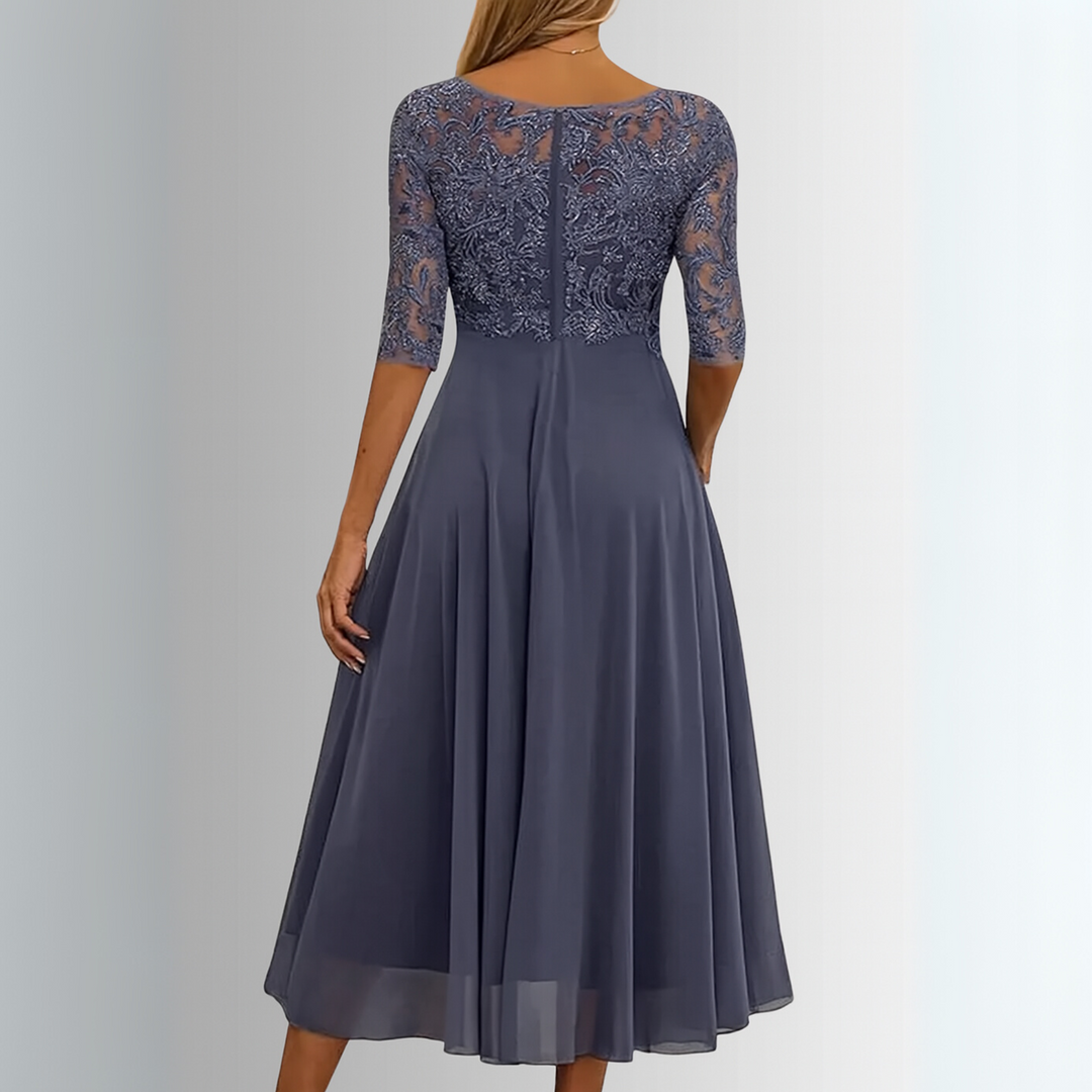 Women’s Elegant Lace Dress Soft Layered Skirt for Special Occasions 5