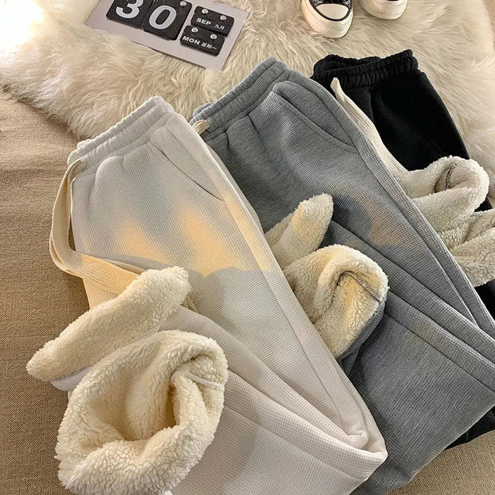 Women’s Fleece-Lined Lounge Pants Relaxed Fit for Cozy Comfort 1