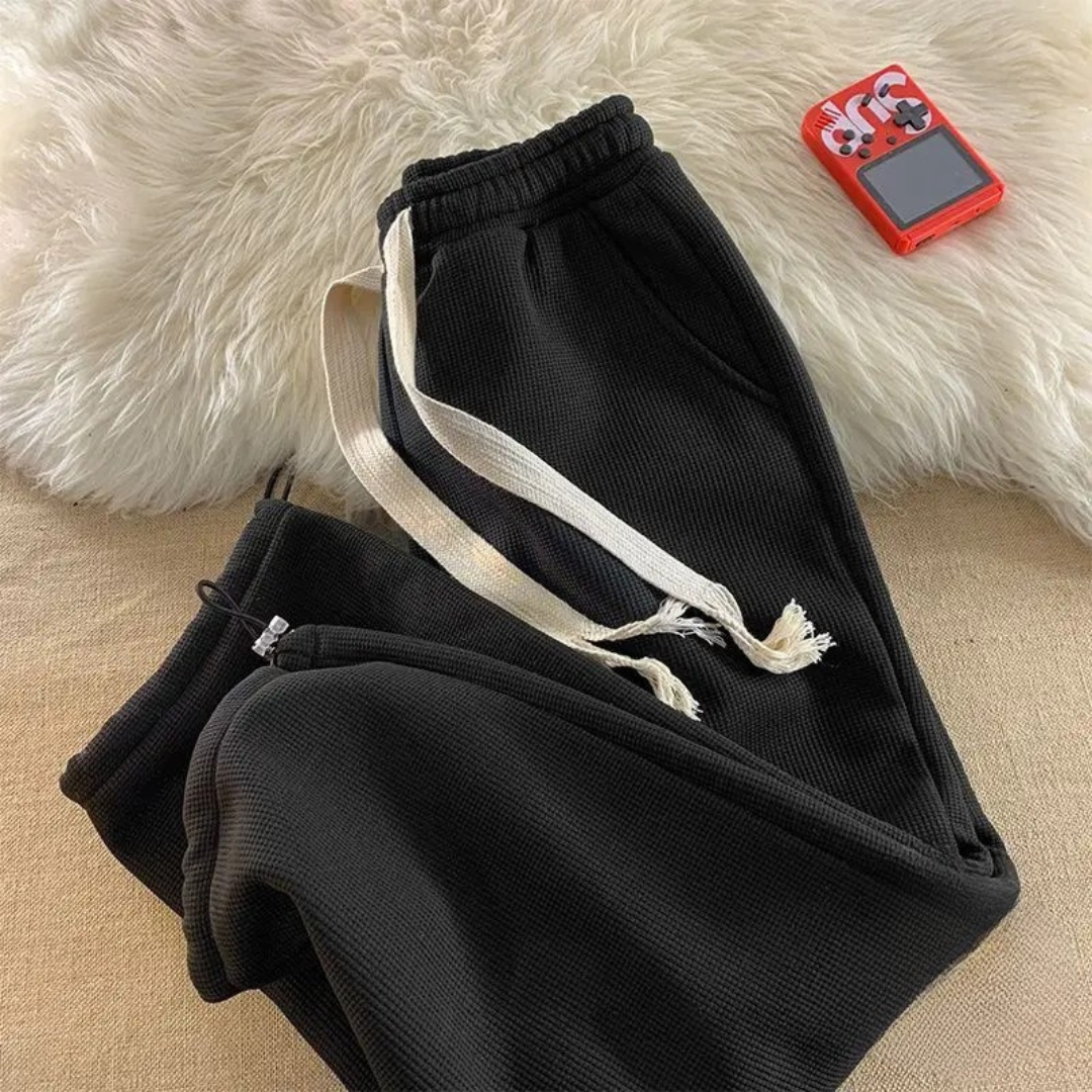 Women’s Fleece-Lined Lounge Pants Relaxed Fit for Cozy Comfort 3
