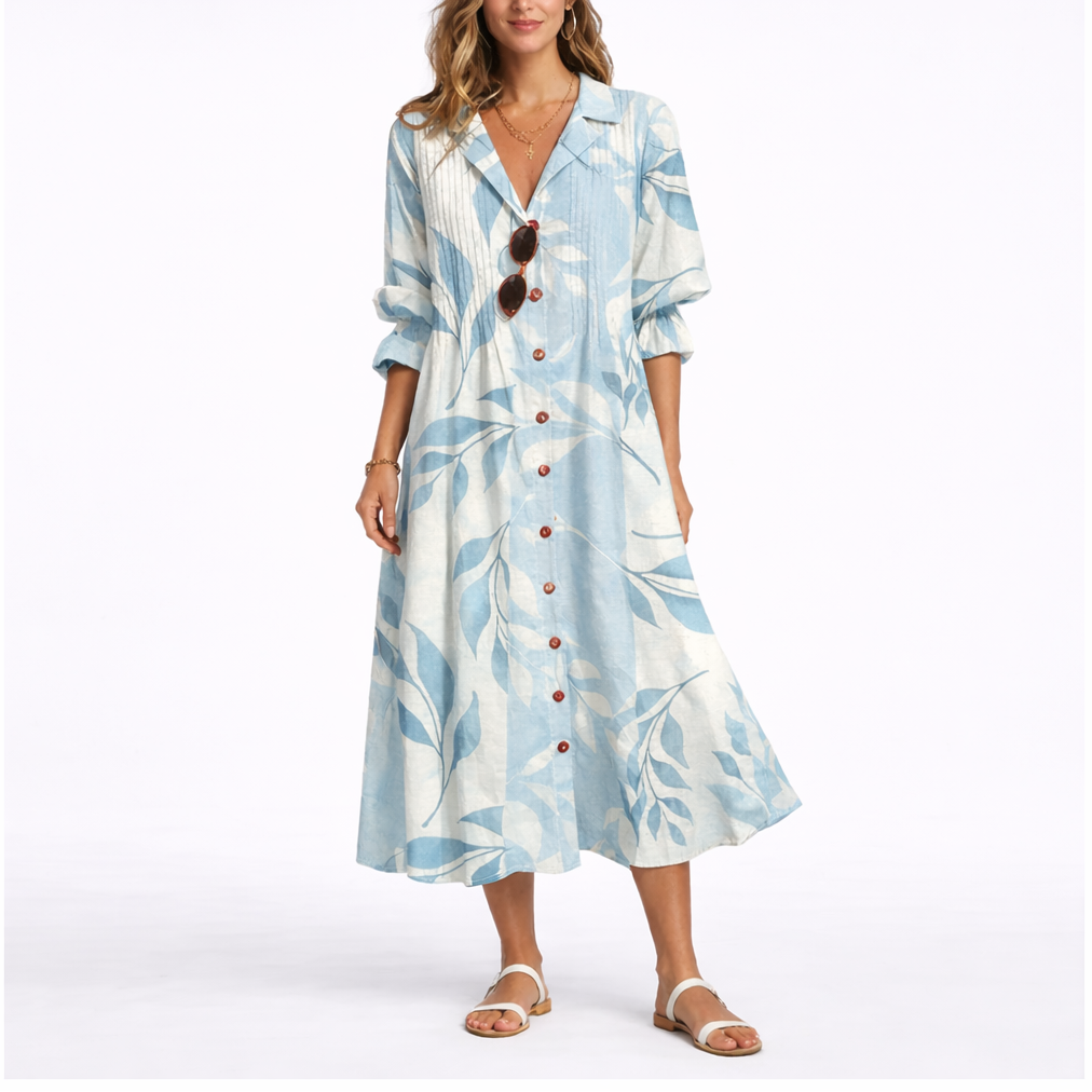 Women’s Floral Maxi Dress Flowy Lightweight Summer Style 0
