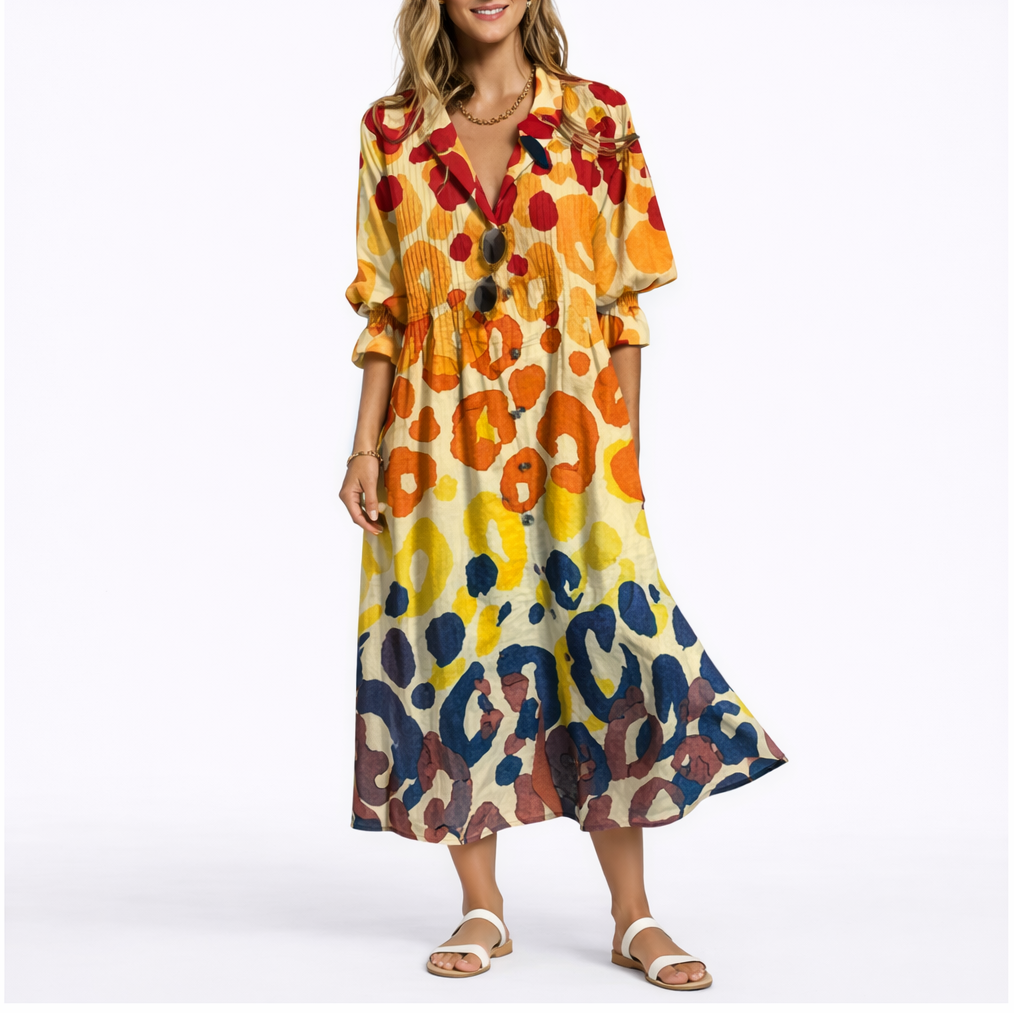Women’s Floral Maxi Dress Flowy Lightweight Summer Style 2