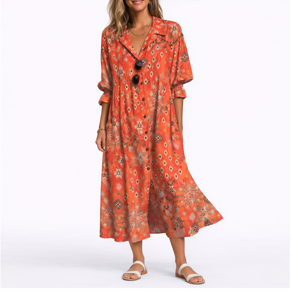 Women’s Floral Maxi Dress Flowy Lightweight Summer Style 4