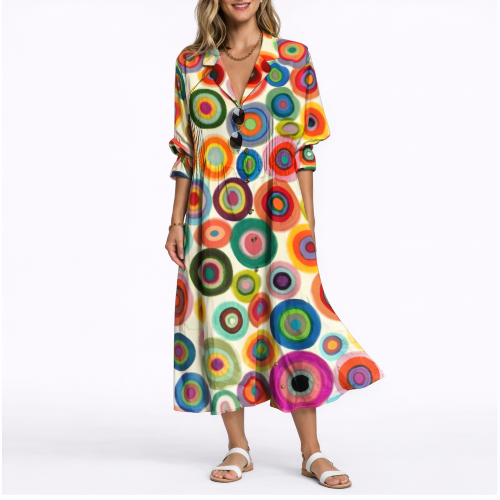 Women’s Floral Maxi Dress Flowy Lightweight Summer Style 5