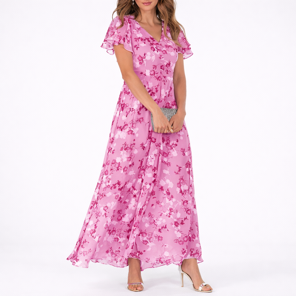 Women’s Floral Maxi Dress Lightweight Flowing Design for Summer Events 3