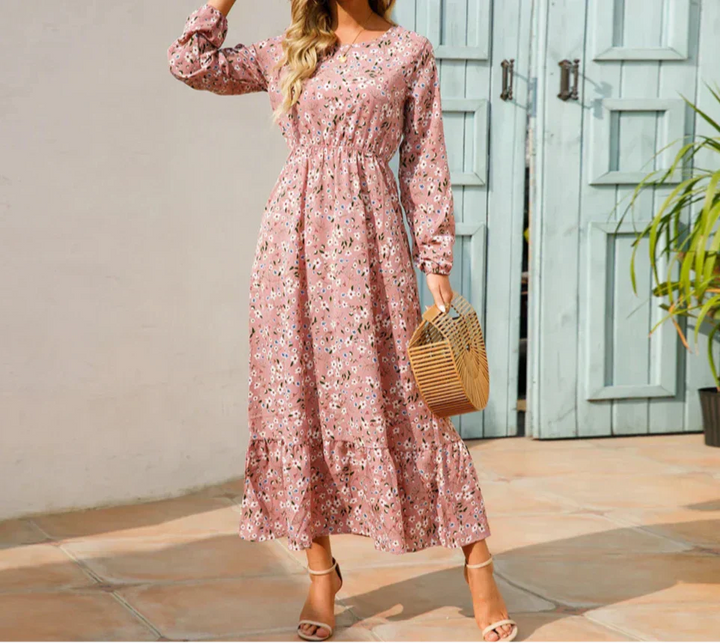 Women’s Floral Maxi Dress Lightweight Flowing Summer Style 1