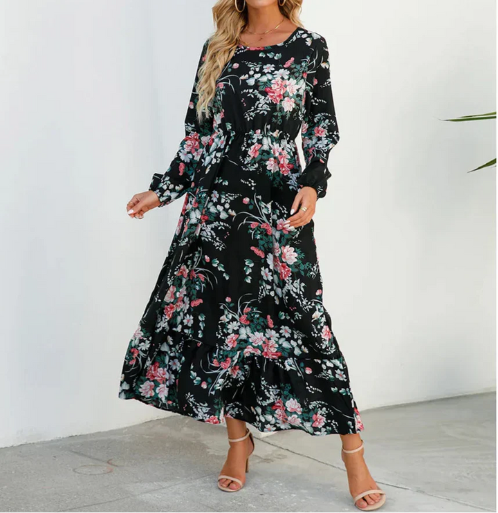 Women’s Floral Maxi Dress Lightweight Flowing Summer Style 10