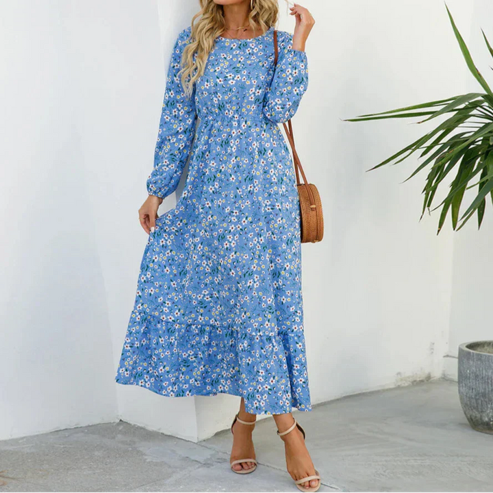 Women’s Floral Maxi Dress Lightweight Flowing Summer Style 4