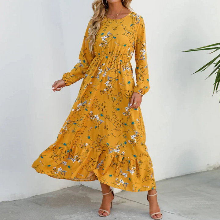 Women’s Floral Maxi Dress Lightweight Flowing Summer Style 5