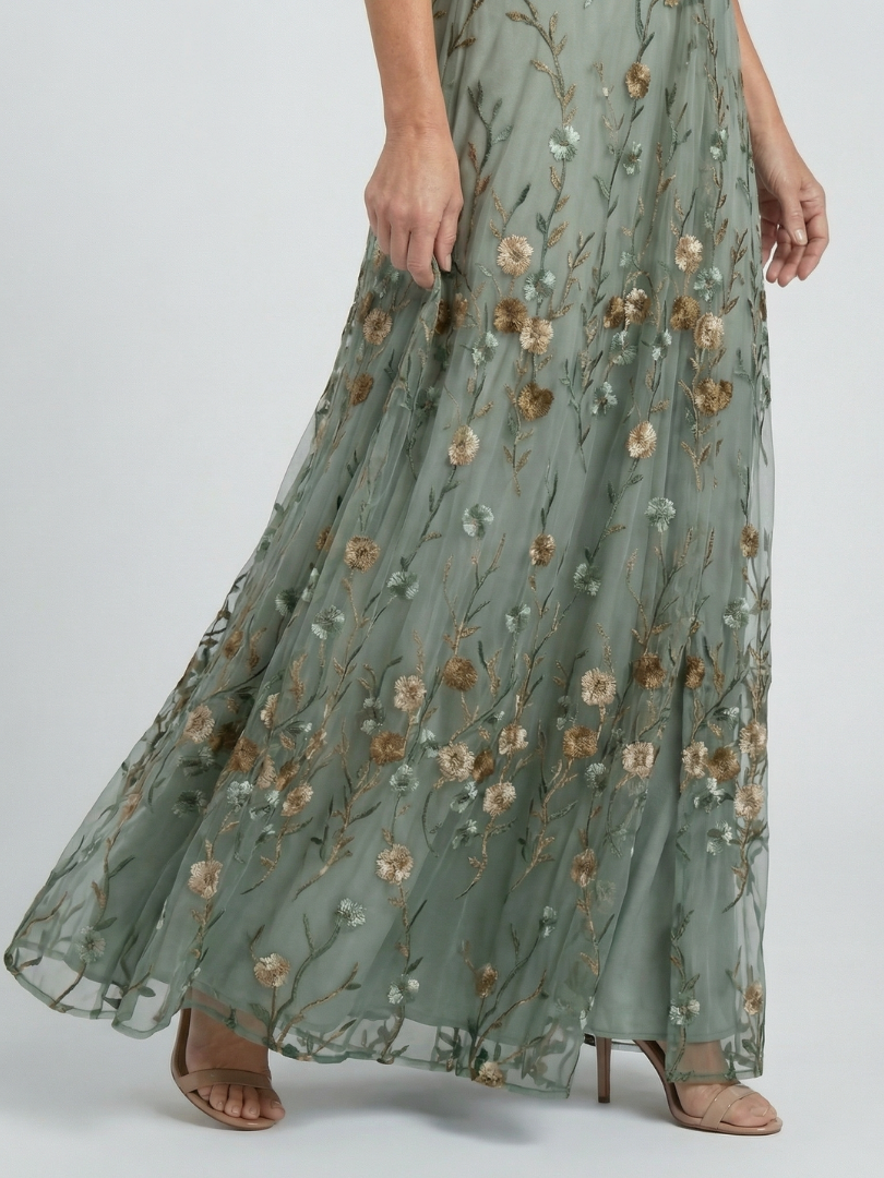 Women’s Floral Midi Dress Sleeveless Halter Neck Summer Style 2