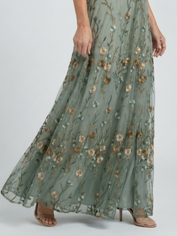 Women’s Floral Midi Dress Sleeveless Halter Neck Summer Style 2