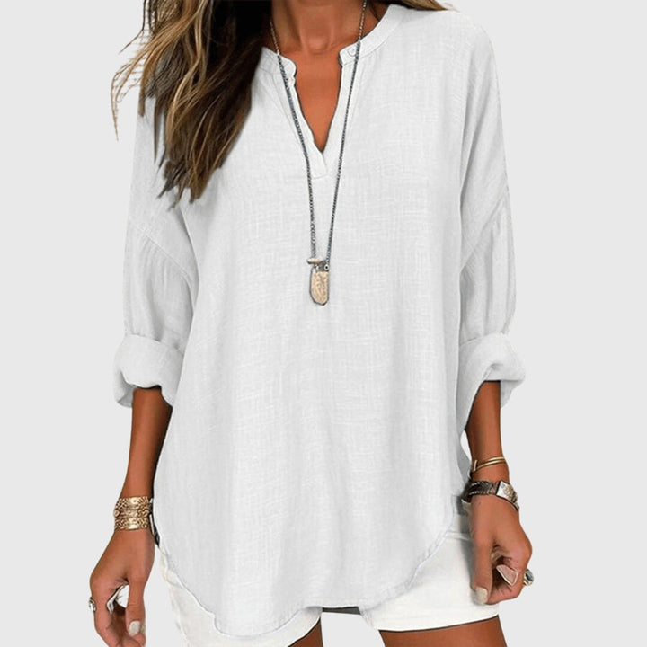 Women’s Flowy Beach Shirt Elegant Casual Design 1