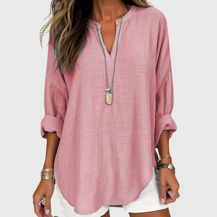 Women’s Flowy Beach Shirt Elegant Casual Design 3