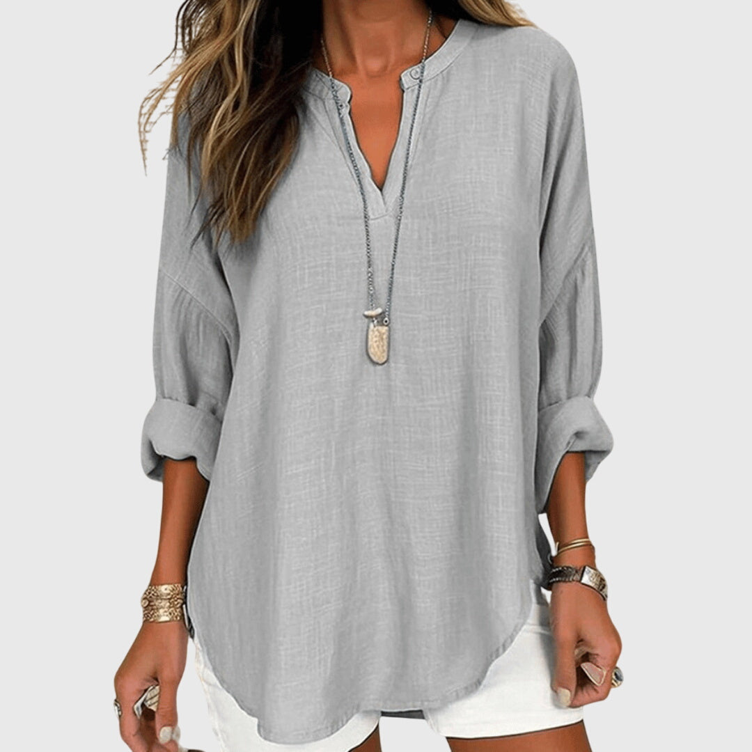 Women’s Flowy Beach Shirt Elegant Casual Design 4