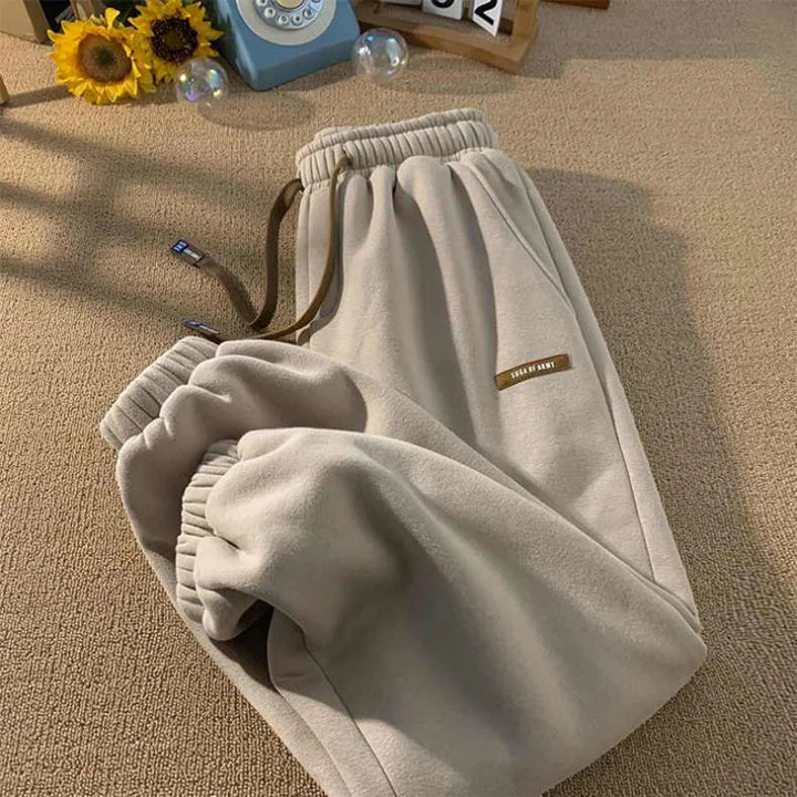 Women’s High-Waist Fleece Joggers Relaxed Fit for Comfort 2
