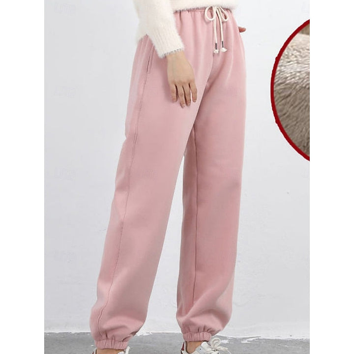Women’s High-Waist Joggers Soft Brushed Lining for Everyday Comfort 0
