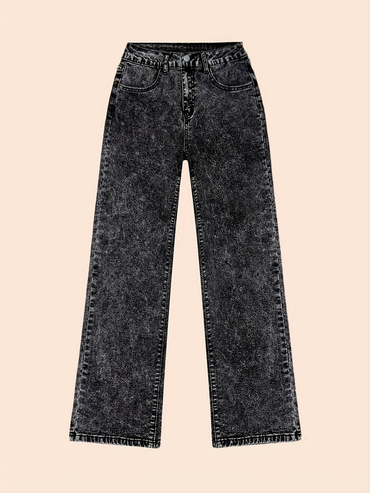 Women’s High-Waisted Wide-Leg Jeans Relaxed Fit 5