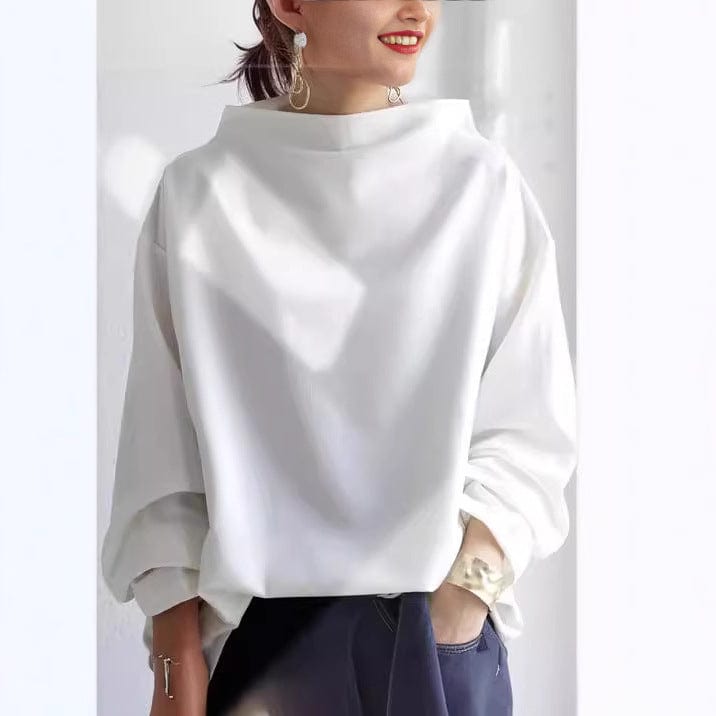 Women’s High Neck Top Effortless Elegance Style 3
