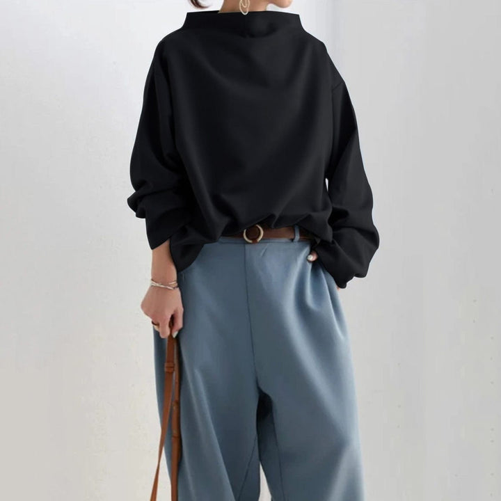 Women’s High Neck Top Effortless Elegance Style 6