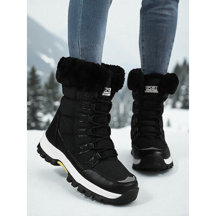 Women’s Lace-Up Winter Boots Cozy and Stylish Design 6