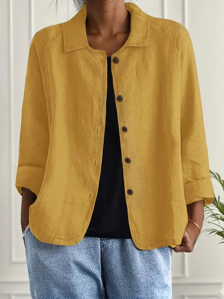 Women’s Lightweight Button Front Jacket Casual Summer Style 8